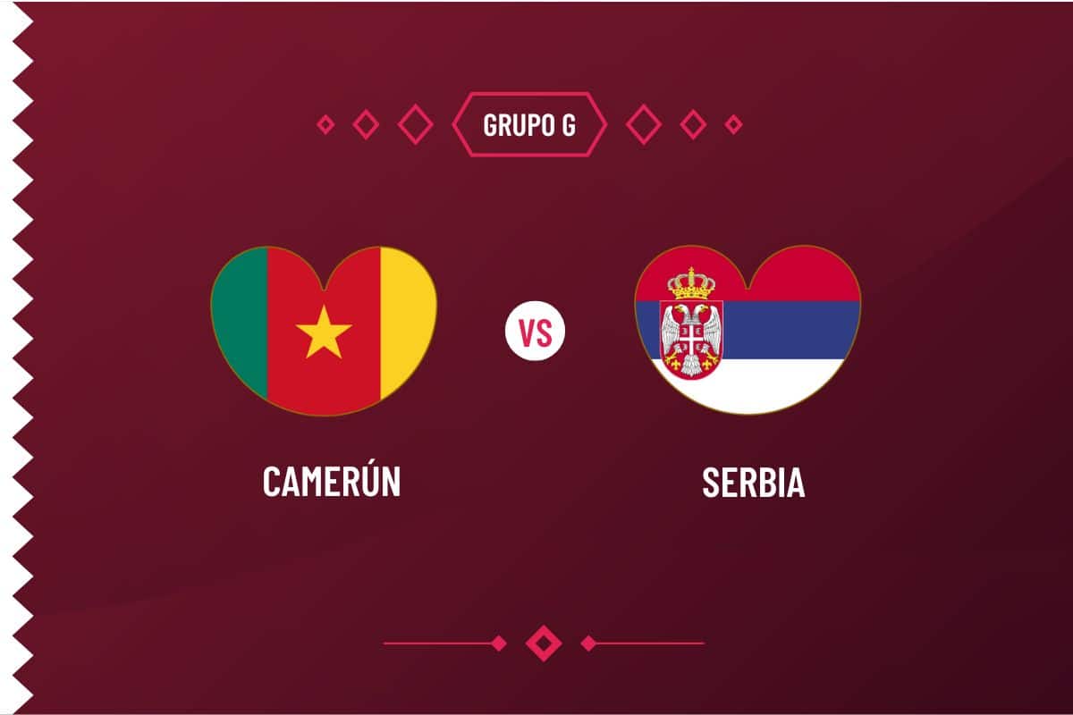 Camerún vs. Serbia