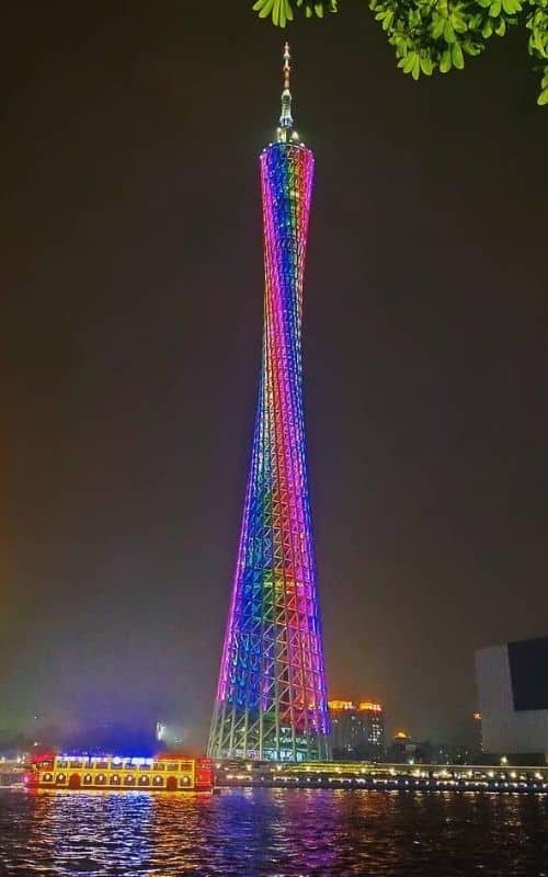 Torre de Cantón en Guangzhou China