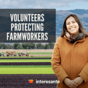 Volunteers protecting farmworkers