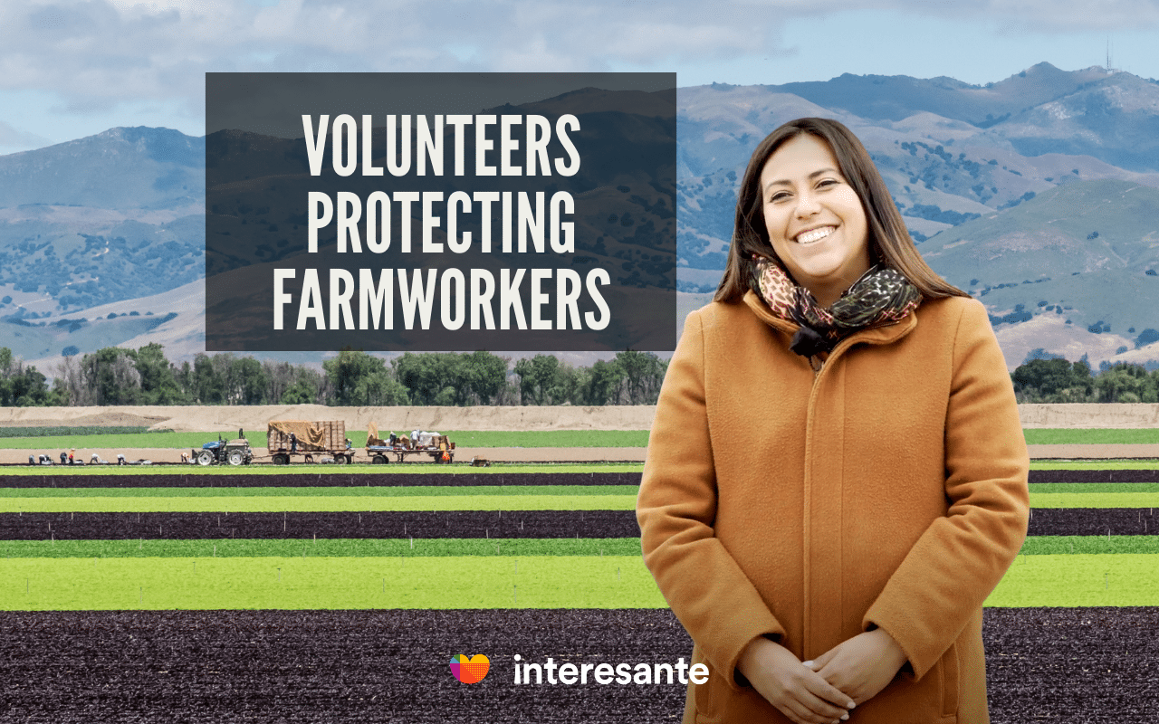 Volunteers protecting farmworkers