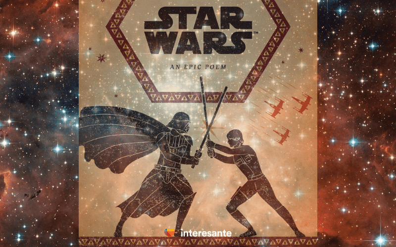 Portada del libro Star Wars. An Epic Poem de Jack Mitchell. 