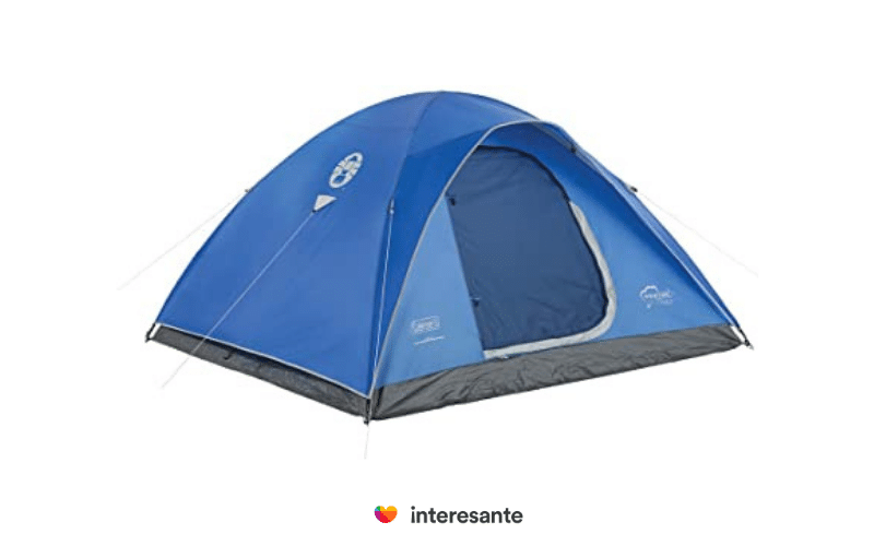 Coleman tent for four people, two doors 