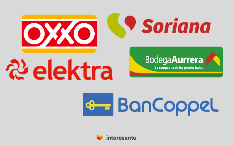 Self-service stores in Mexico such as Oxxo Soriana Elektra BanCoppel and BodegaAurrera that will have cryptocurrency remittance services
