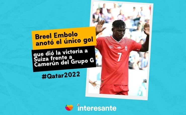Breel Embolo se niega a celebrar su gol con Suiza qatar2022
