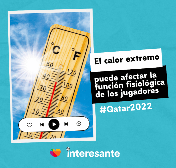 El calor de Qatar afectará a los jugadores más de lo que se imaginan Qatar2022