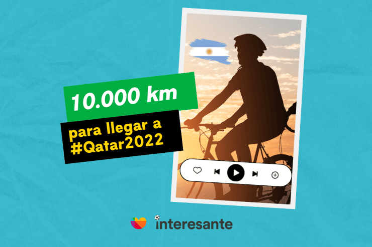 Hinchas argentinos pedalearon 10.000 km para llegar a Qatar2022