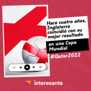 Inglaterra levanta la mano en Qatar2022