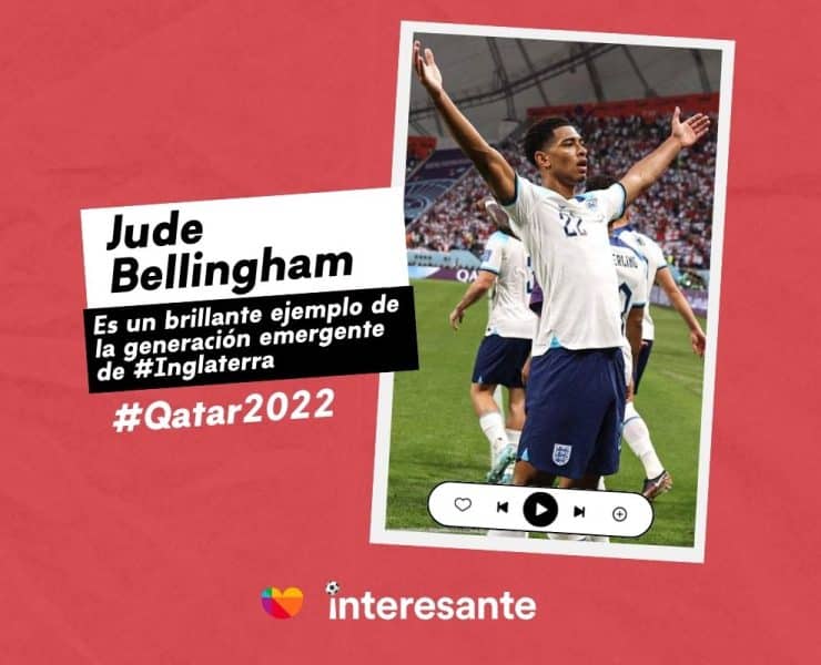 Jude Bellingham es un brillante ejemplo de la generación emergente de Inglaterra qatar2022