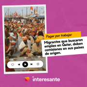 Los migrantes en Qatar2022