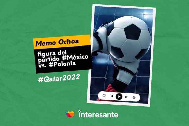 Memo Ochoa atajó un penal en el empate 0 0 México y Polonia en el Mundial Qatar2022