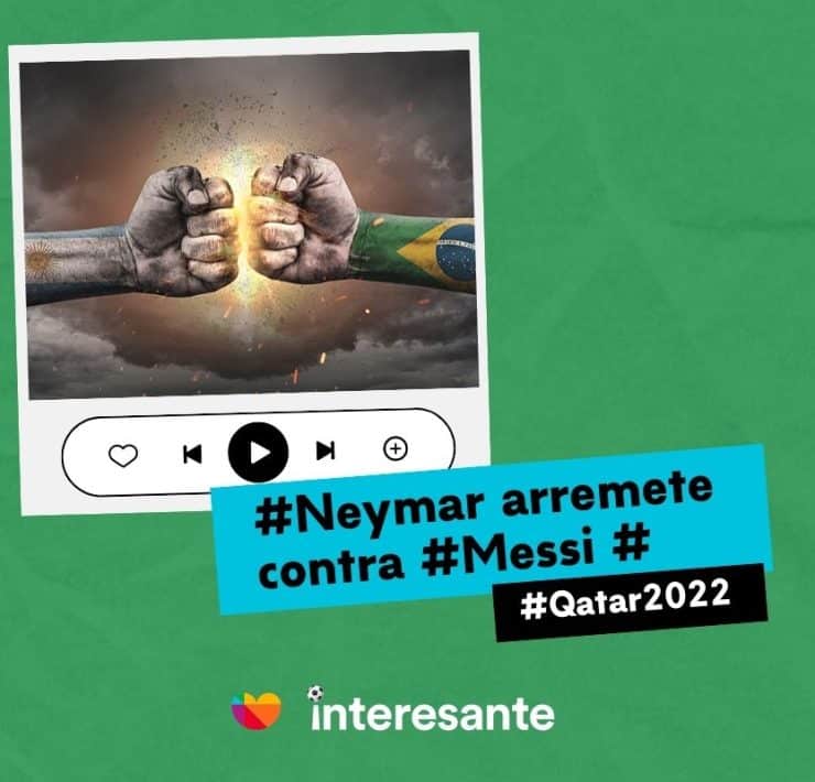Neymar arremete contra Messi Qatar2022