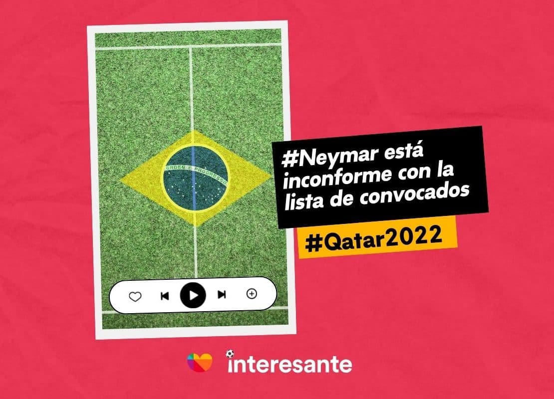 Neymar está inconforme con la lista de convocados qatar2022