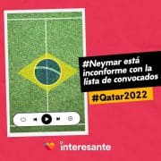 Neymar está inconforme con la lista de convocados qatar2022