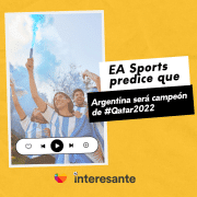 Predicción de EASports sobre Argentina Qatar2022