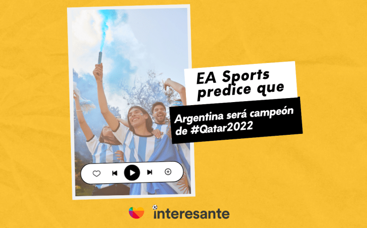 Predicción de EASports sobre Argentina Qatar2022