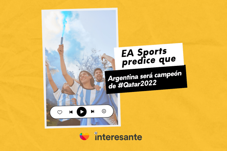 Predicción de EASports sobre Argentina Qatar2022