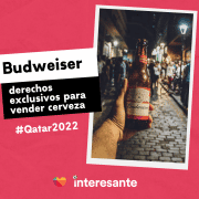 14 por medio litro de cerveza en zona de fanáticos principales de la CopaMundial de Qatar2022