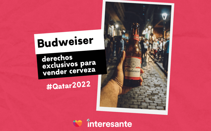 14 por medio litro de cerveza en zona de fanáticos principales de la CopaMundial de Qatar2022
