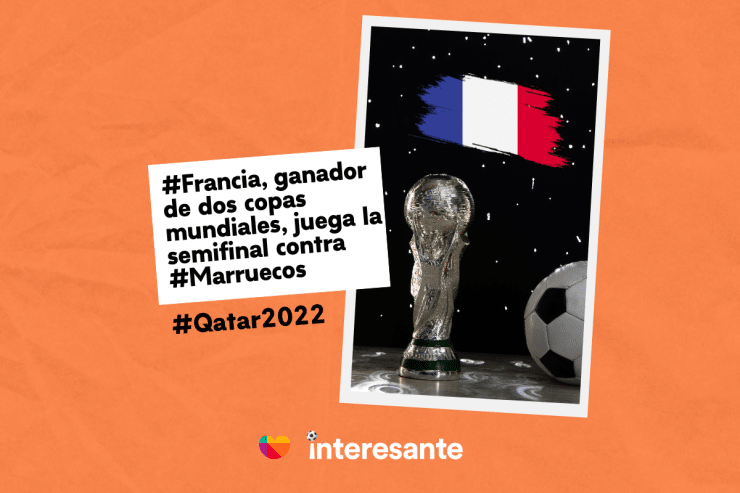 Francia ganador de dos copas mundiales juega la semifinal contra Marruecos la cenicienta de Qatar2022