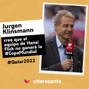 La leyenda de Alemania Jurgen Klinsmann cree que el equipo de Hansi Flick no ganará la CopaMundial Qatar2022