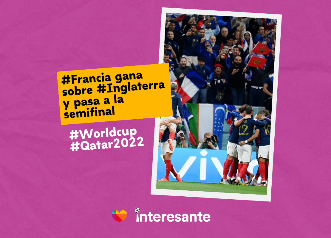 Un gran partido Francia gana sobre Inglaterra y pasa a la semifinal de la CopaMundial Qatar2022
