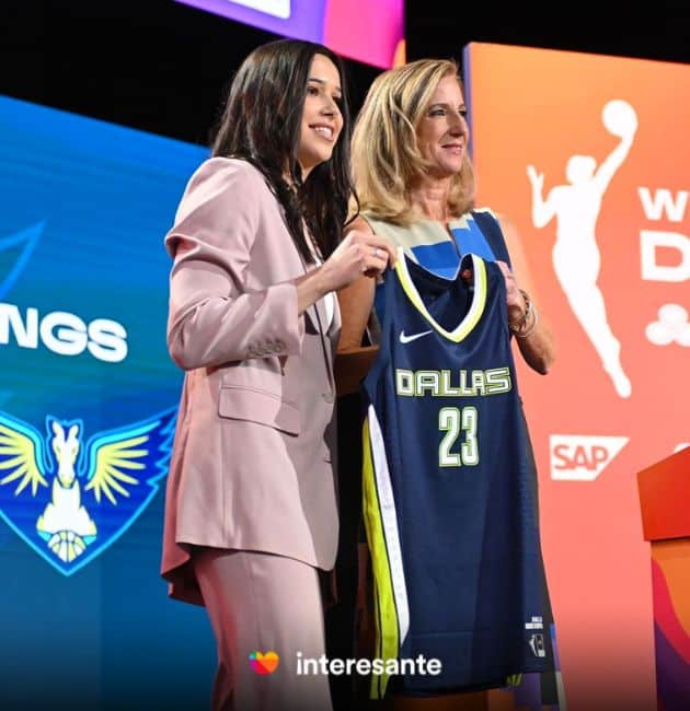 Lou fue la quinta selección de la primera ronda del equipo texano en el Draft de cara a la próxima temporada de la Women’s National Basketball Asociation (WNBA)