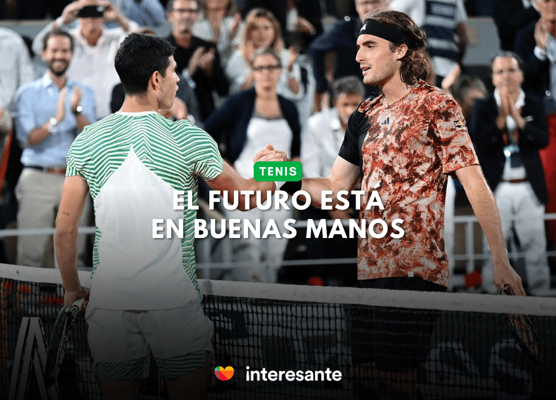 El futuro del tenis mundial está en buenas manos. Fuente IG stefanostsitsipas98