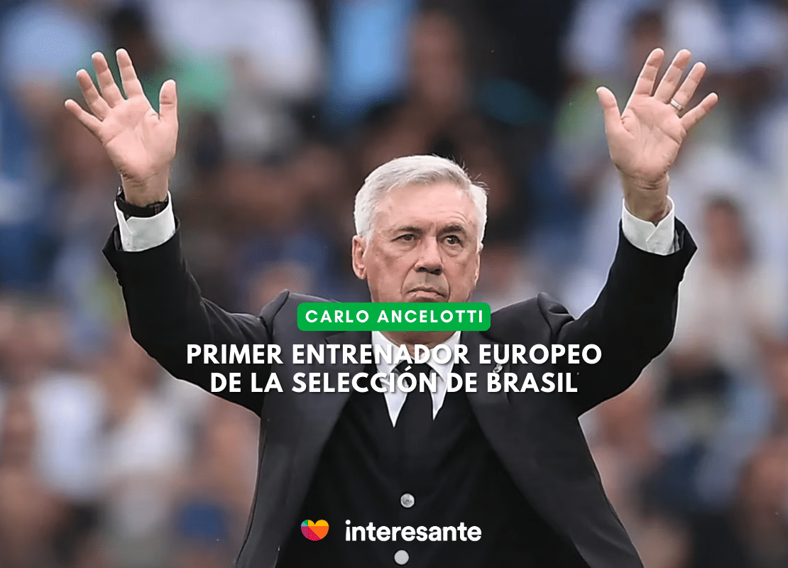 Carlo Ancelotti Primer Entrenador Europeo de la Selección de Brasil. Foto hiperactivafm