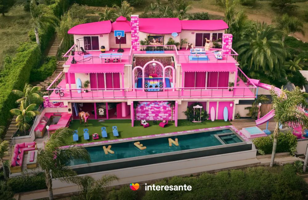 La casa de los sueños de Barbie. airbnb
