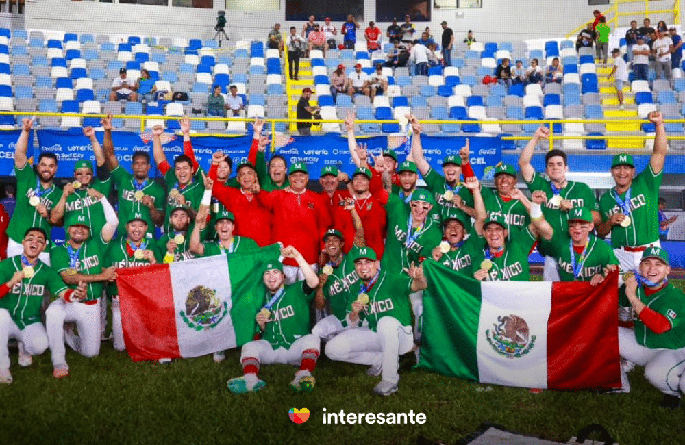 Por primera vez México consiguió la medalla de oro en beisbol