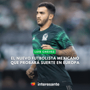 Luis Chávez el nuevo futbolista mexicano que probará suerte en Europa. Claro sports