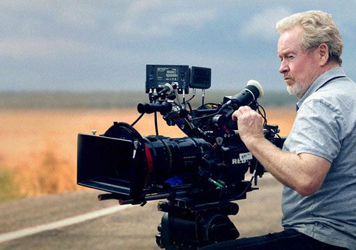 Ridley Scott dedicado a una escena. Foto: Fotogramas.